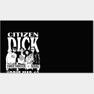 Citizen Dick Vintage Rock Tee Fictional 90s Posters and Art